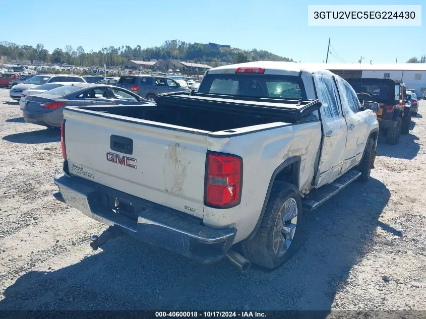 2014 GMC Sierra 1500 Slt VIN: 3GTU2VEC5EG224430 Lot: 40600018