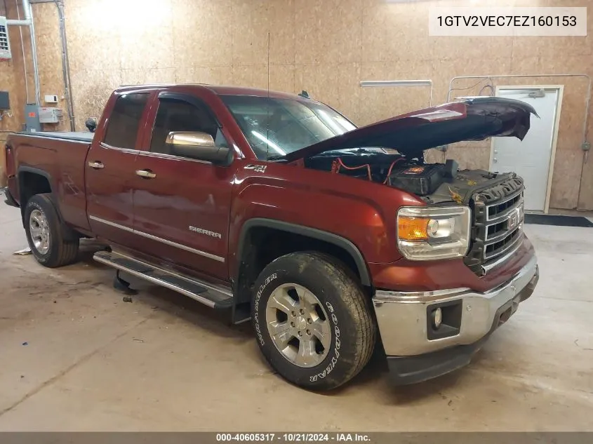 2014 GMC Sierra K1500 Slt VIN: 1GTV2VEC7EZ160153 Lot: 40605317