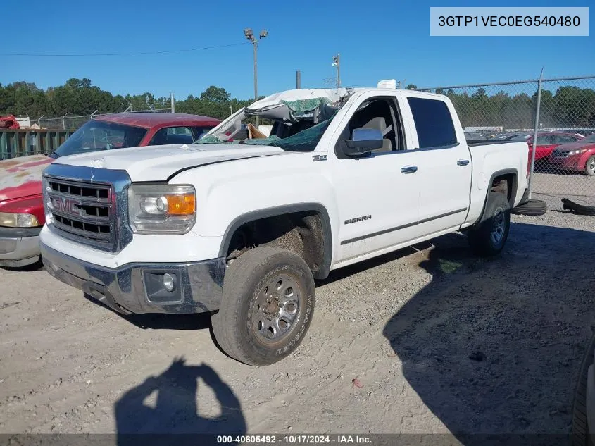 2014 GMC Sierra 1500 Slt VIN: 3GTP1VEC0EG540480 Lot: 40605492