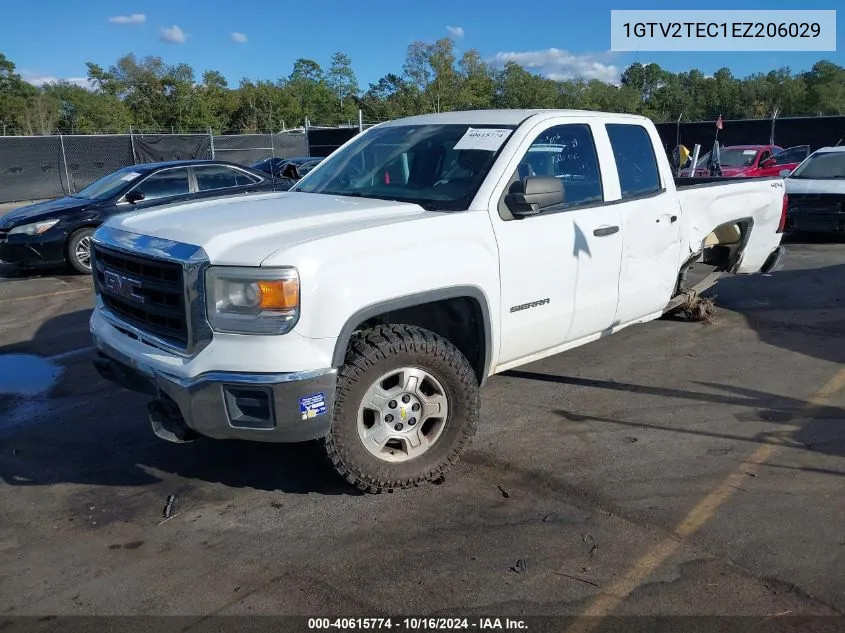 2014 GMC Sierra 1500 VIN: 1GTV2TEC1EZ206029 Lot: 40615774