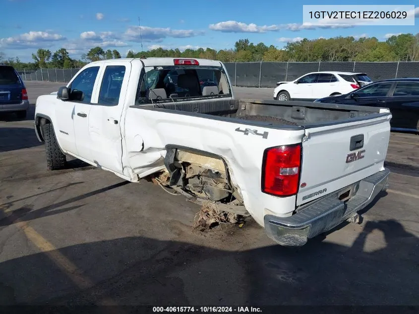 2014 GMC Sierra 1500 VIN: 1GTV2TEC1EZ206029 Lot: 40615774