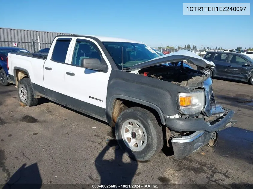 2014 GMC Sierra C1500 VIN: 1GTR1TEH1EZ240097 Lot: 40625685