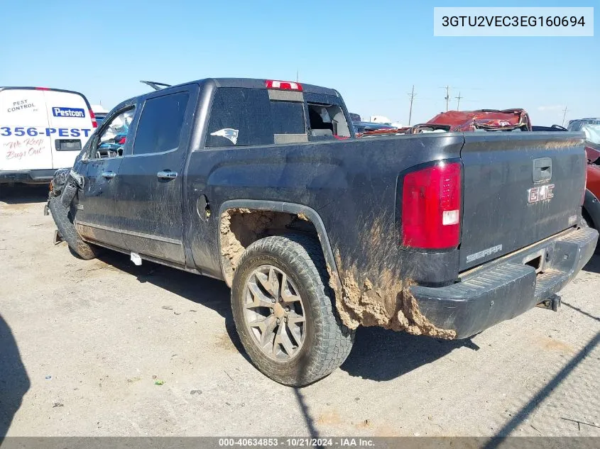 2014 GMC Sierra 1500 K1500 Slt VIN: 3GTU2VEC3EG160694 Lot: 40634853