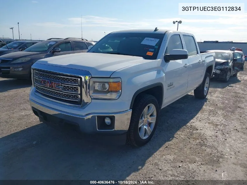 2014 GMC Sierra 1500 Sle VIN: 3GTP1UEC3EG112834 Lot: 40636476