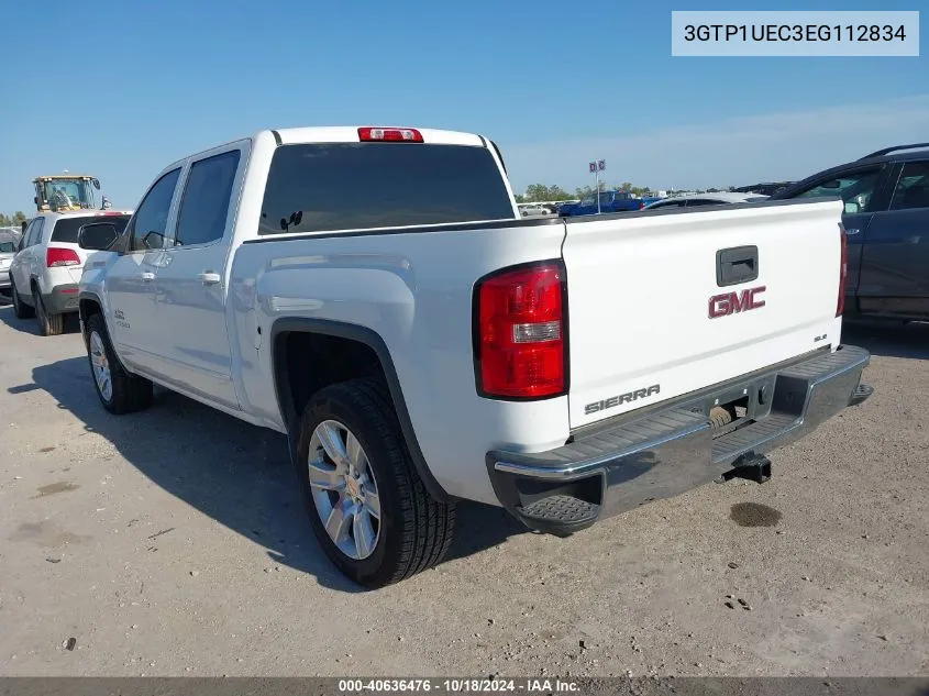 2014 GMC Sierra 1500 Sle VIN: 3GTP1UEC3EG112834 Lot: 40636476