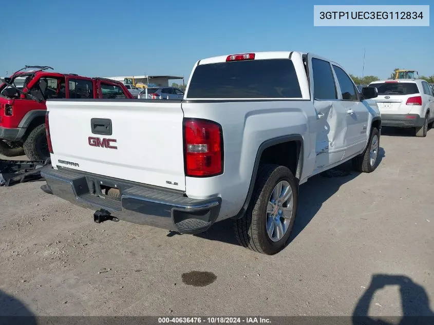 2014 GMC Sierra 1500 Sle VIN: 3GTP1UEC3EG112834 Lot: 40636476