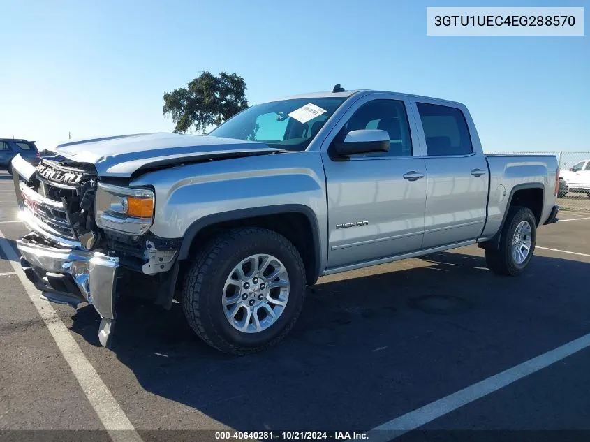 2014 GMC Sierra 1500 Sle VIN: 3GTU1UEC4EG288570 Lot: 40640281