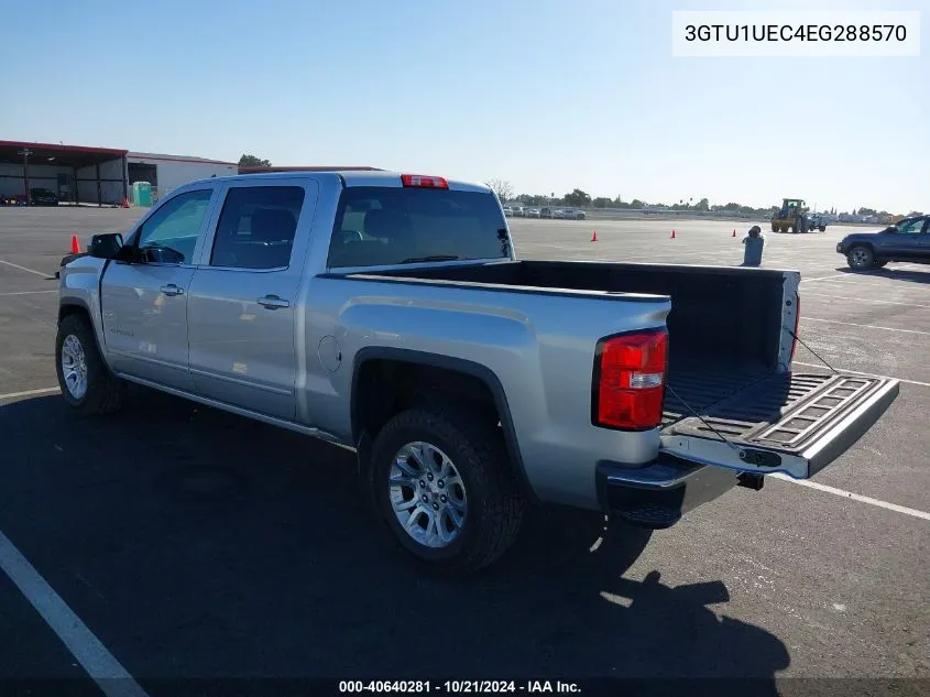 2014 GMC Sierra 1500 Sle VIN: 3GTU1UEC4EG288570 Lot: 40640281