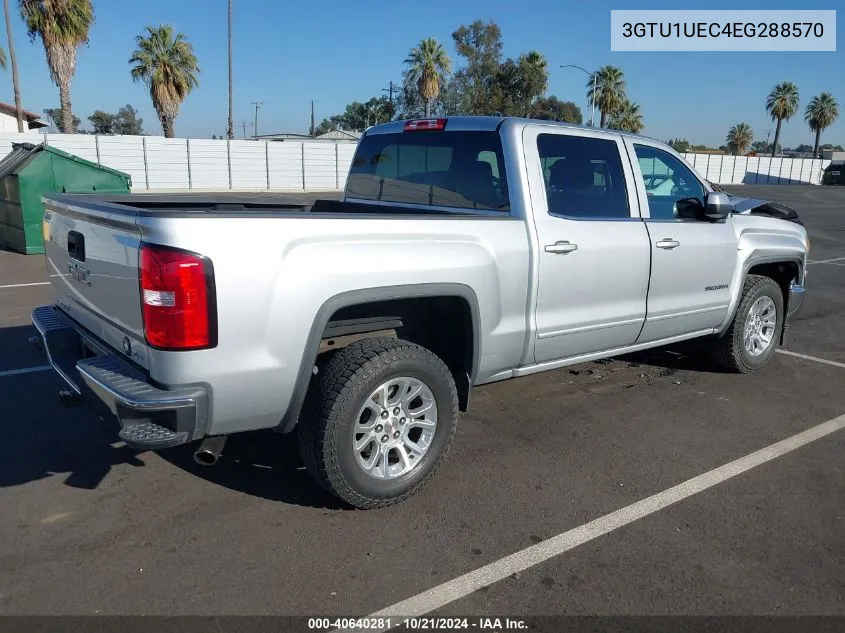 2014 GMC Sierra 1500 Sle VIN: 3GTU1UEC4EG288570 Lot: 40640281