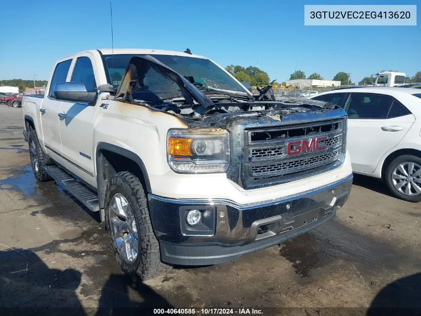 2014 GMC Sierra 1500 Slt VIN: 3GTU2VEC2EG413620 Lot: 40640585