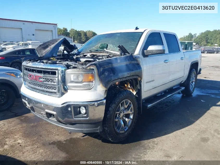 2014 GMC Sierra 1500 Slt VIN: 3GTU2VEC2EG413620 Lot: 40640585