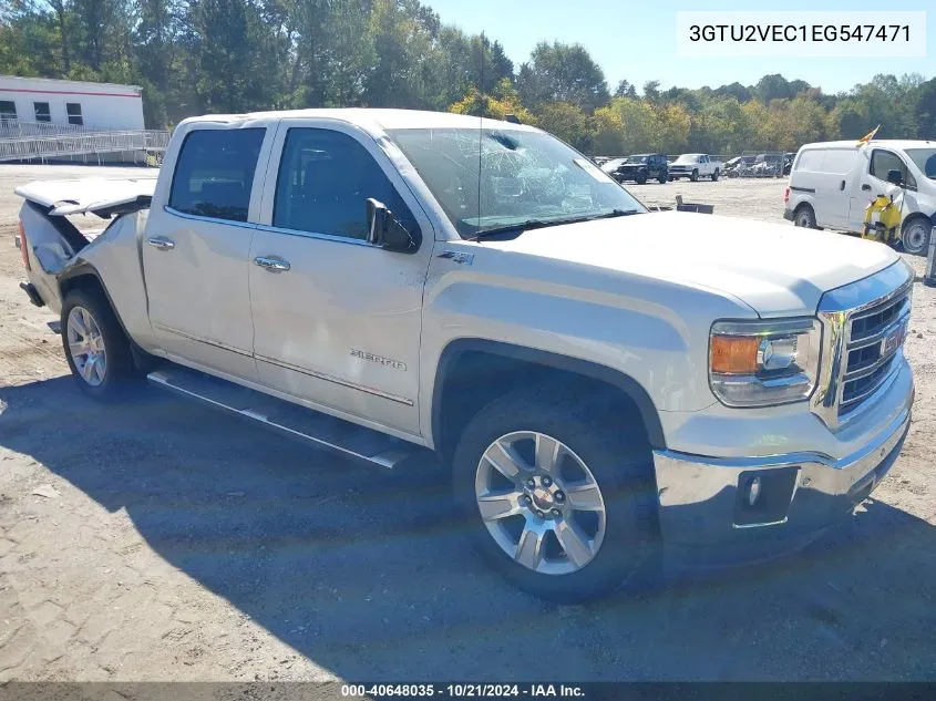 2014 GMC Sierra 1500 Slt VIN: 3GTU2VEC1EG547471 Lot: 40648035