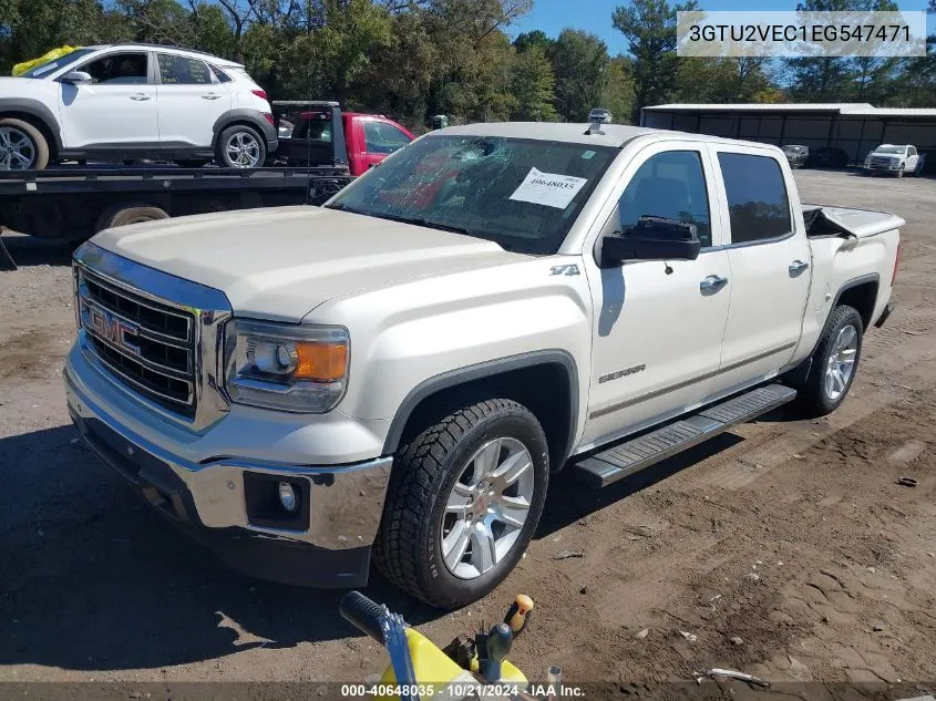 2014 GMC Sierra 1500 Slt VIN: 3GTU2VEC1EG547471 Lot: 40648035