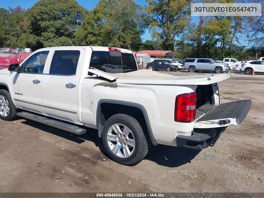 2014 GMC Sierra 1500 Slt VIN: 3GTU2VEC1EG547471 Lot: 40648035