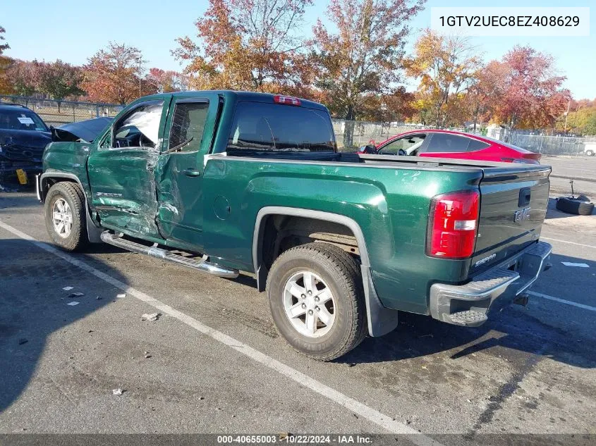 2014 GMC Sierra 1500 Sle VIN: 1GTV2UEC8EZ408629 Lot: 40655003