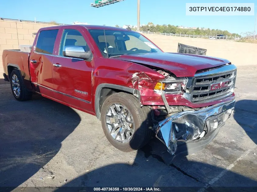 2014 GMC Sierra 1500 Slt VIN: 3GTP1VEC4EG174880 Lot: 40736358