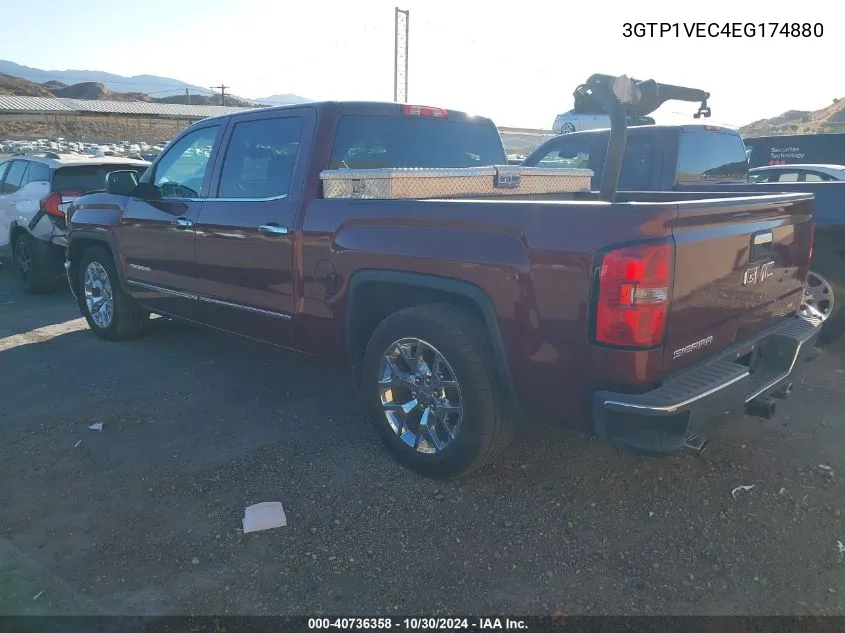 2014 GMC Sierra 1500 Slt VIN: 3GTP1VEC4EG174880 Lot: 40736358