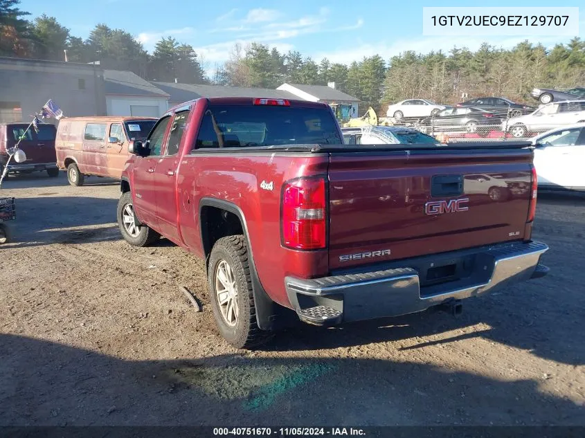 2014 GMC Sierra 1500 Sle VIN: 1GTV2UEC9EZ129707 Lot: 40751670