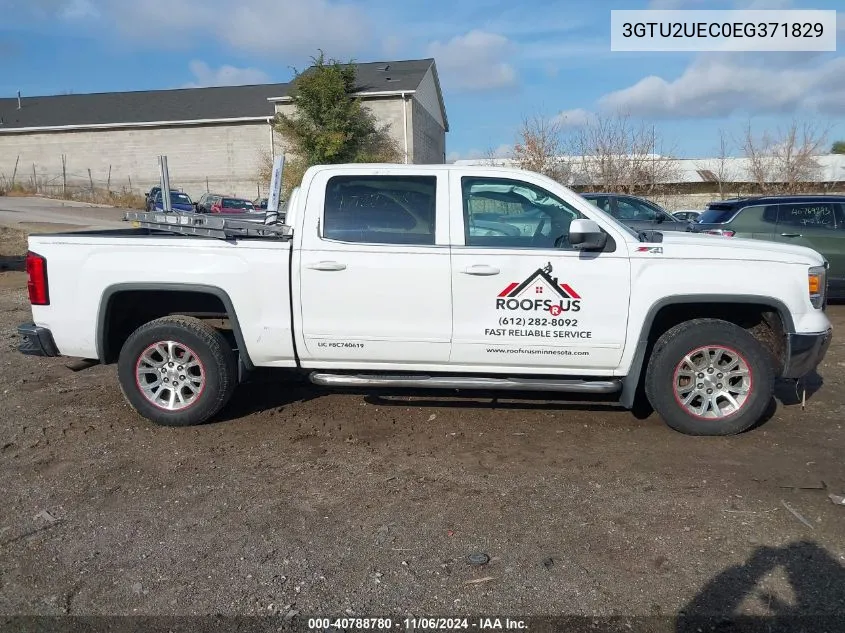 2014 GMC Sierra 1500 Sle VIN: 3GTU2UEC0EG371829 Lot: 40788780