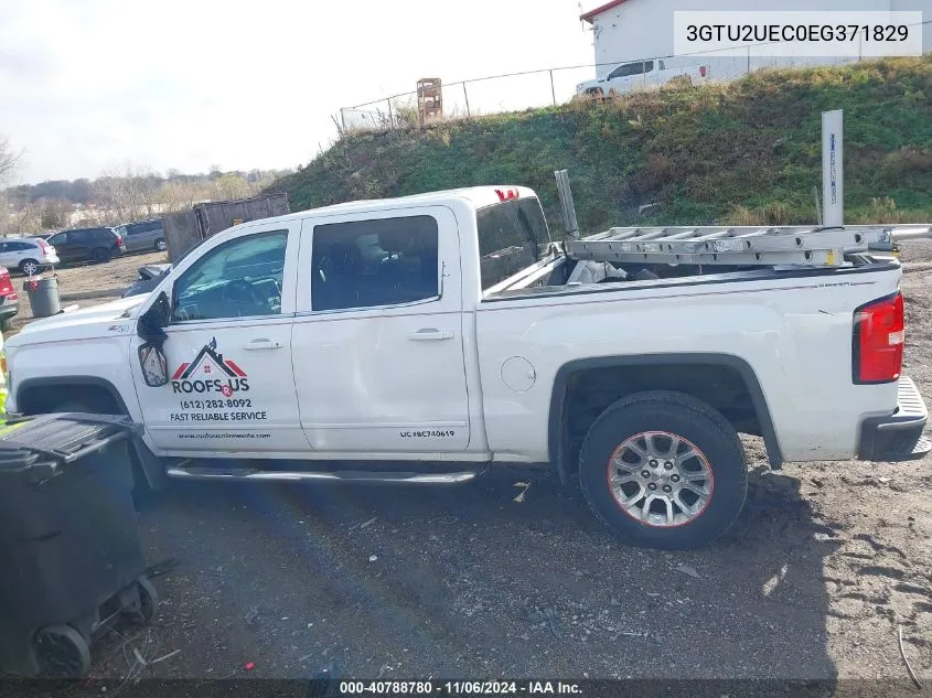 2014 GMC Sierra 1500 Sle VIN: 3GTU2UEC0EG371829 Lot: 40788780