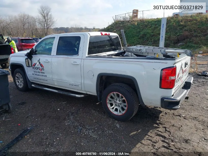 2014 GMC Sierra 1500 Sle VIN: 3GTU2UEC0EG371829 Lot: 40788780