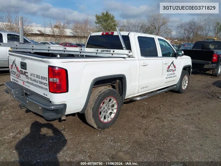 2014 GMC Sierra 1500 Sle VIN: 3GTU2UEC0EG371829 Lot: 40788780