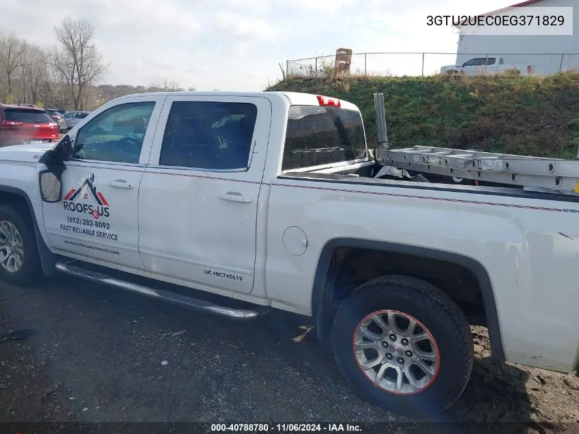 2014 GMC Sierra 1500 Sle VIN: 3GTU2UEC0EG371829 Lot: 40788780