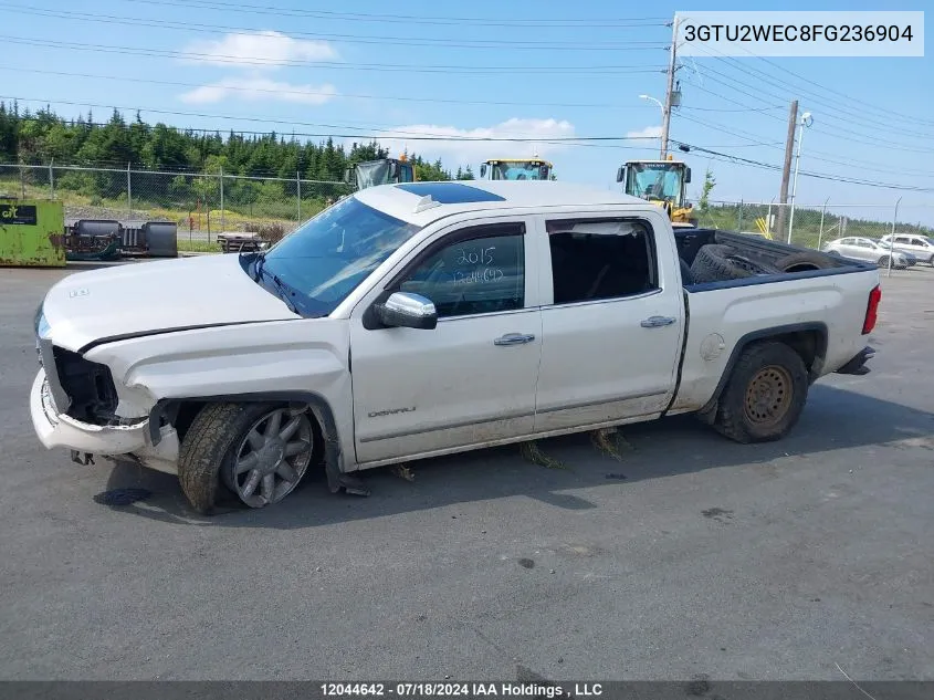 2015 GMC Sierra 1500 VIN: 3GTU2WEC8FG236904 Lot: 12044642