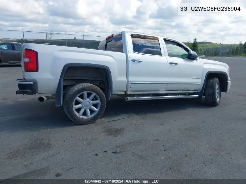 2015 GMC Sierra 1500 VIN: 3GTU2WEC8FG236904 Lot: 12044642