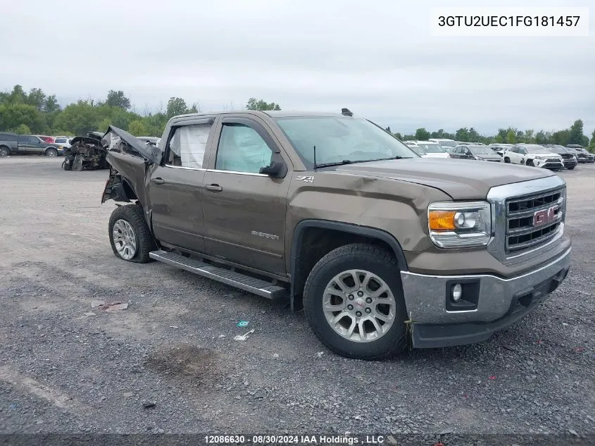 2015 GMC Sierra 1500 VIN: 3GTU2UEC1FG181457 Lot: 12086630