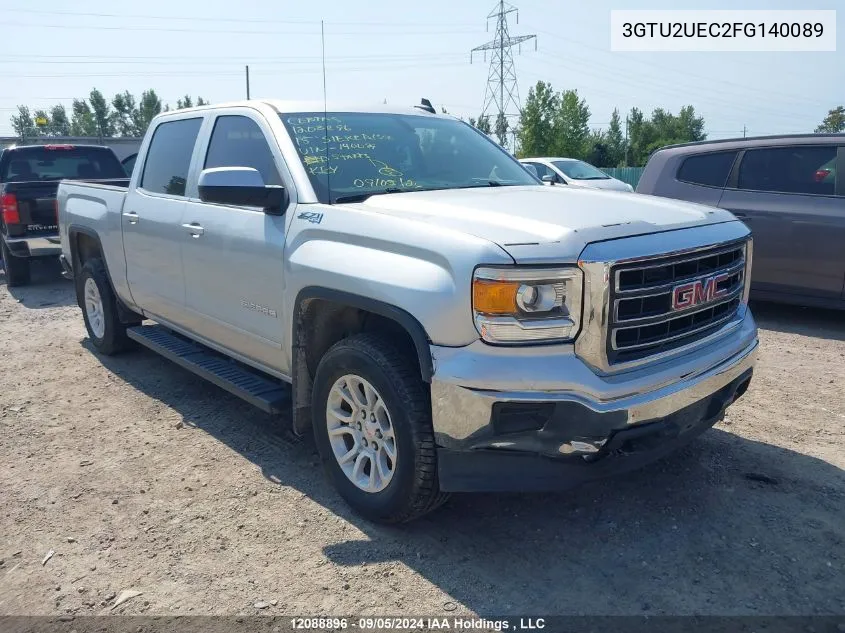 2015 GMC Sierra 1500 VIN: 3GTU2UEC2FG140089 Lot: 12088896