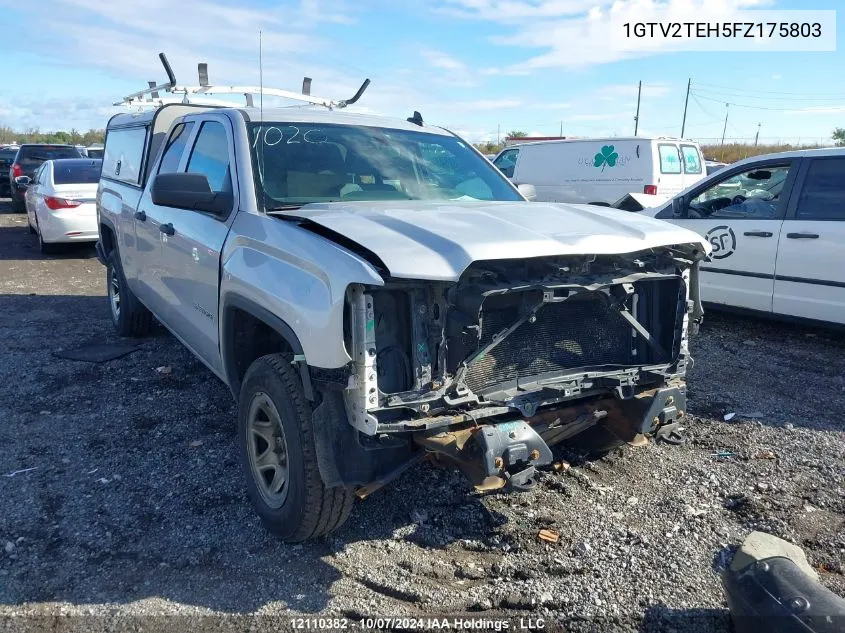 1GTV2TEH5FZ175803 2015 GMC Sierra 1500