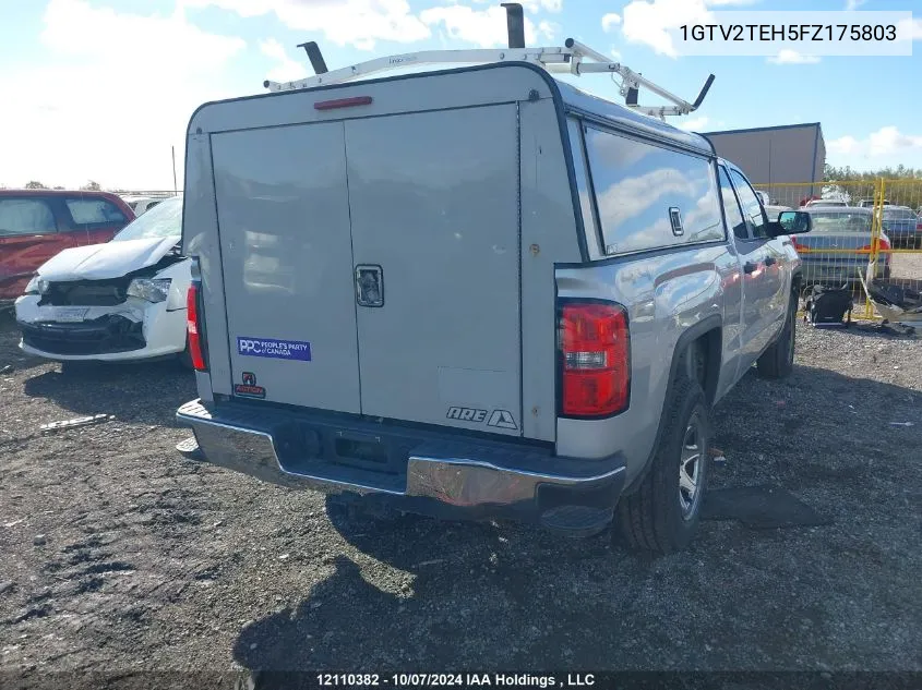 1GTV2TEH5FZ175803 2015 GMC Sierra 1500