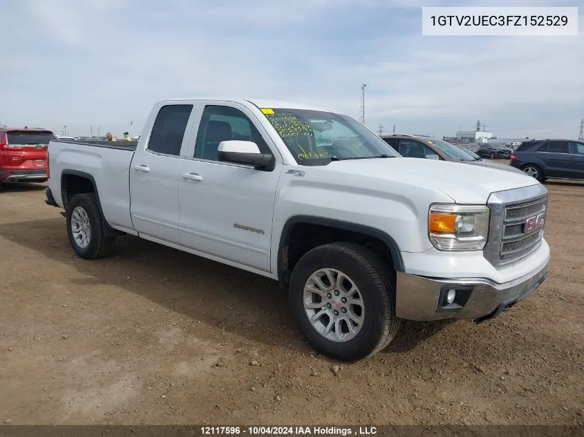 2015 GMC Sierra K1500 Sle VIN: 1GTV2UEC3FZ152529 Lot: 12117596