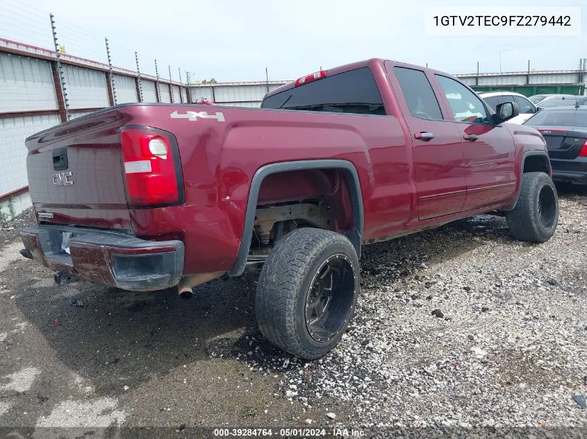 2015 GMC Sierra 1500 VIN: 1GTV2TEC9FZ279442 Lot: 39284764