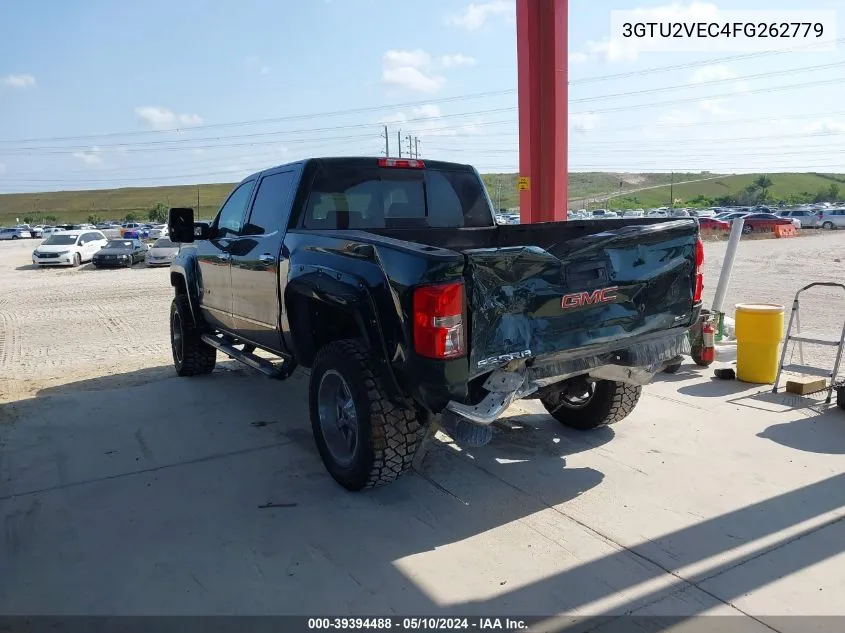 2015 GMC Sierra 1500 Slt VIN: 3GTU2VEC4FG262779 Lot: 39394488