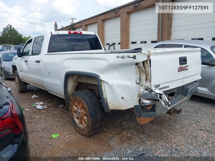 2015 GMC Sierra 2500Hd VIN: 1GT12XEG9FF127591 Lot: 39478965