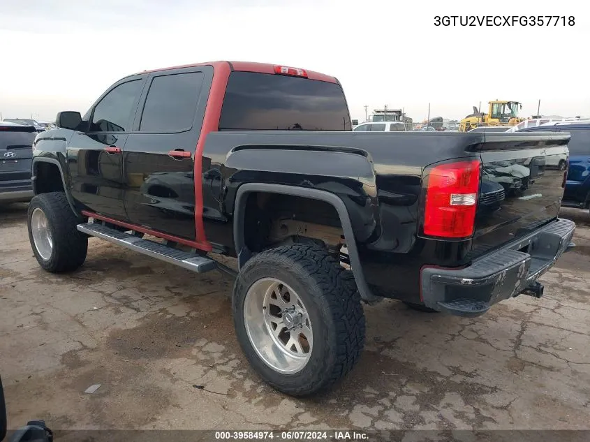 2015 GMC Sierra 1500 Slt VIN: 3GTU2VECXFG357718 Lot: 39584974