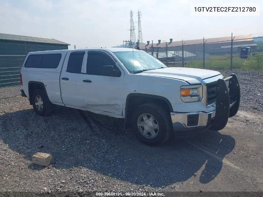 2015 GMC Sierra 1500 VIN: 1GTV2TEC2FZ212780 Lot: 39688101