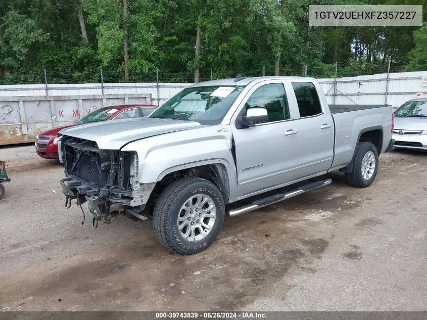 2015 GMC Sierra 1500 Sle VIN: 1GTV2UEHXFZ357227 Lot: 39743839