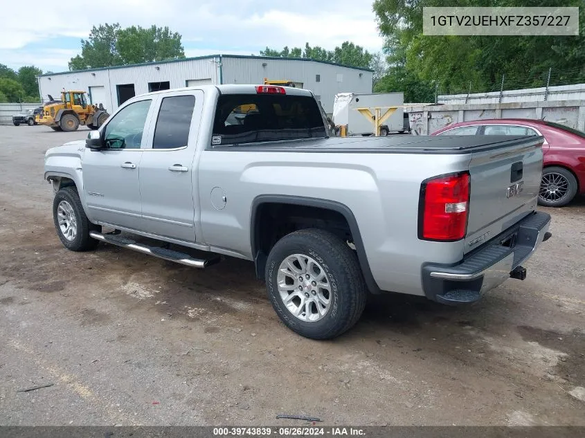 2015 GMC Sierra 1500 Sle VIN: 1GTV2UEHXFZ357227 Lot: 39743839