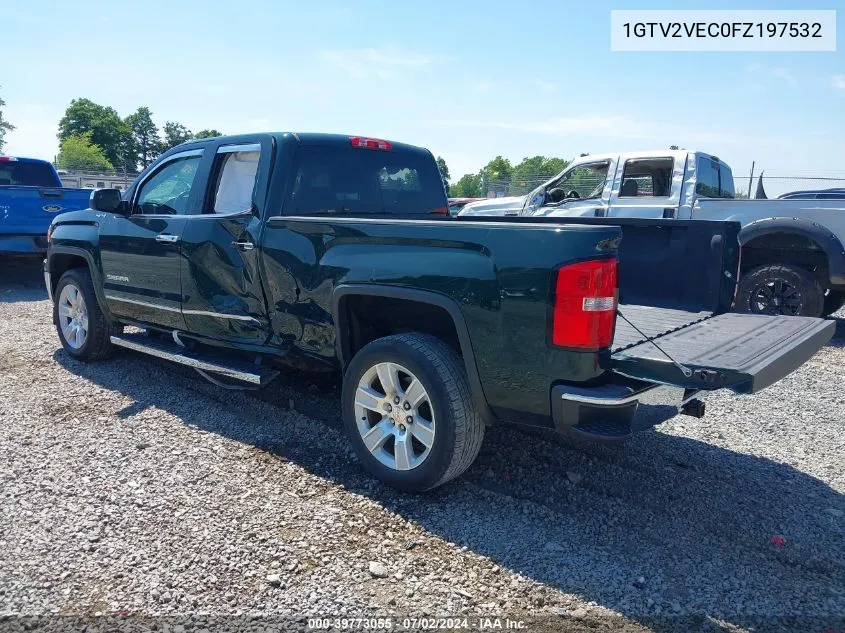 1GTV2VEC0FZ197532 2015 GMC Sierra 1500 Slt