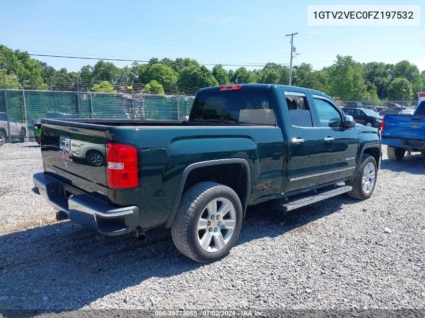 2015 GMC Sierra 1500 Slt VIN: 1GTV2VEC0FZ197532 Lot: 39773055