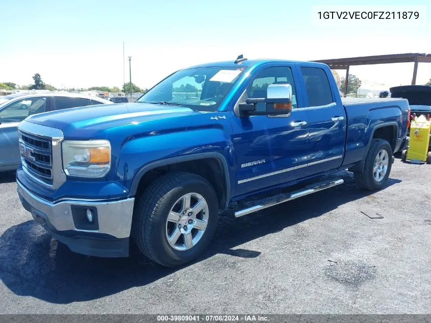 1GTV2VEC0FZ211879 2015 GMC Sierra 1500 Slt