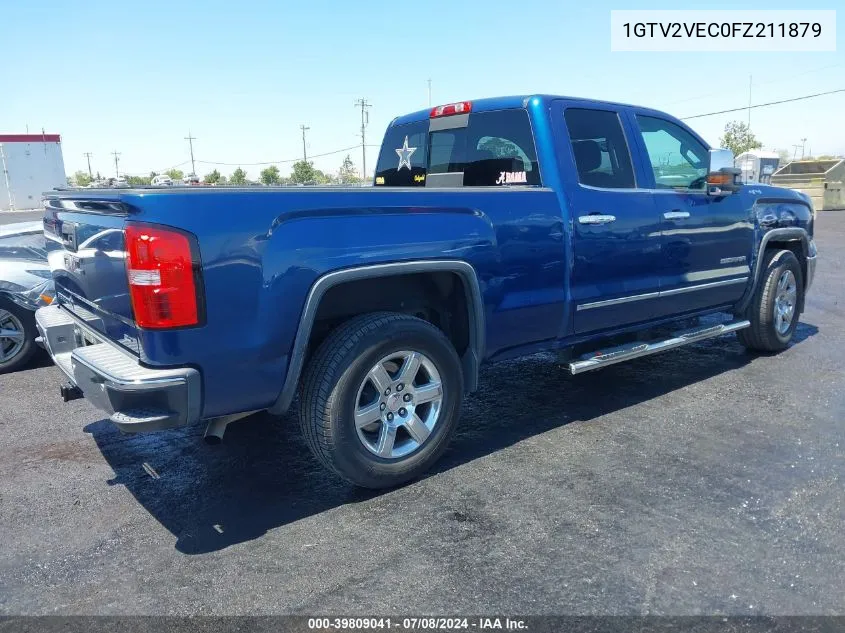 1GTV2VEC0FZ211879 2015 GMC Sierra 1500 Slt