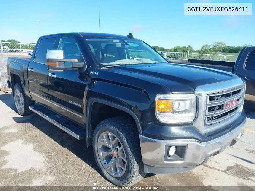 2015 GMC Sierra 1500 Slt VIN: 3GTU2VEJXFG526411 Lot: 39814466