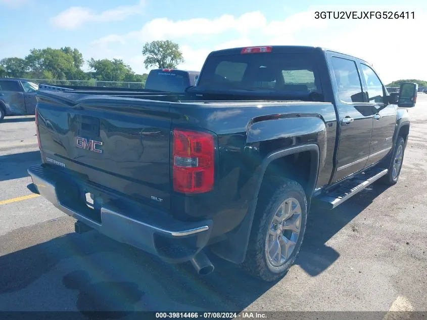 2015 GMC Sierra 1500 Slt VIN: 3GTU2VEJXFG526411 Lot: 39814466