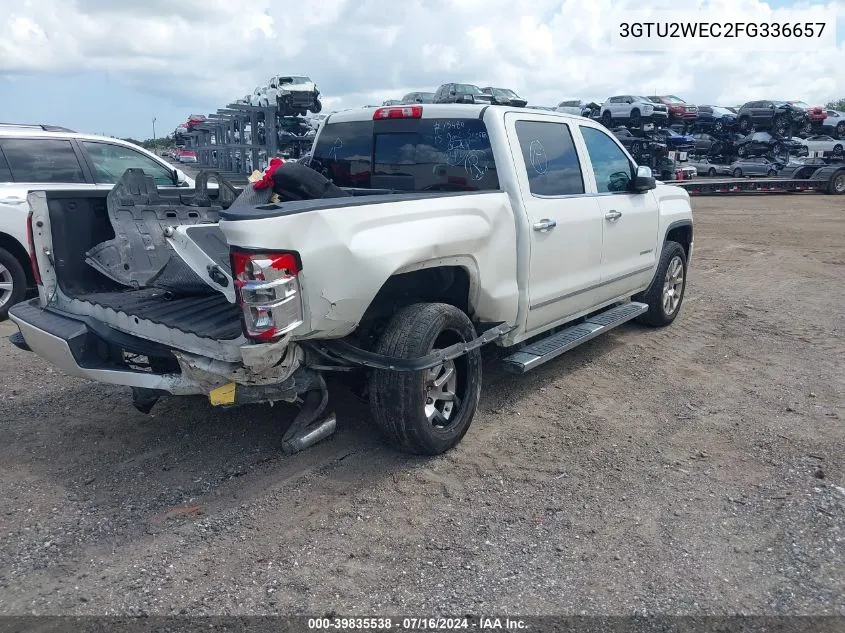 2015 GMC Sierra 1500 Denali VIN: 3GTU2WEC2FG336657 Lot: 39835538