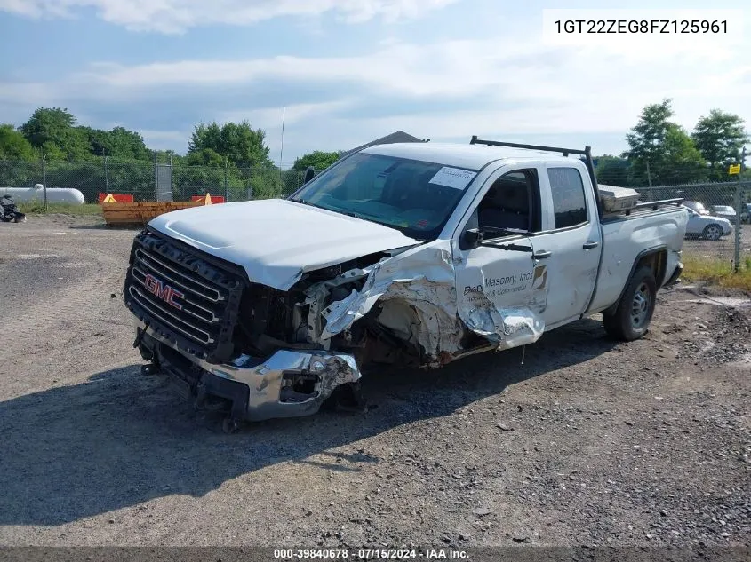 1GT22ZEG8FZ125961 2015 GMC Sierra 2500Hd Slt