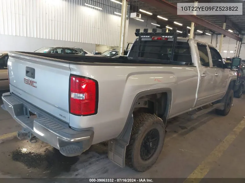 2015 GMC Sierra 2500Hd Sle VIN: 1GT22YEG9FZ523822 Lot: 39863332